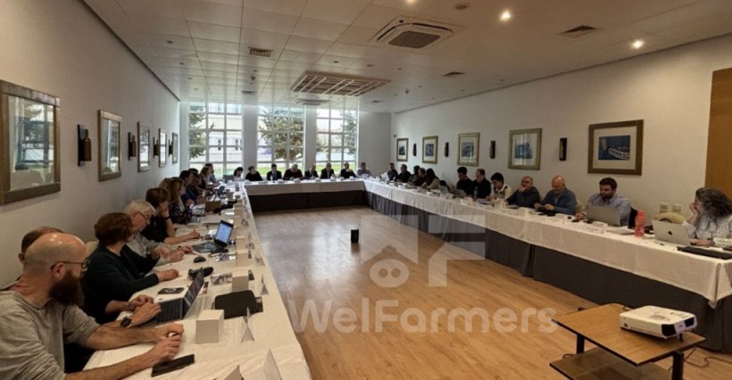 First meeting of the WelFarmers project in Montijo, Portugal.